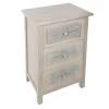 Commode Bois 3 Tiroirs Hina Atmosphera -Décoration De Meubles commode bois 3 tiroirs hina atmosphera