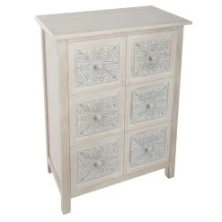 Commode Bois 6 Tiroirs Hina Atmosphera