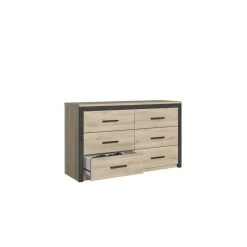 Demeyere Commode Kansas 6 Tiroirs -Décoration De Meubles commode colorado 6 tiroirs 3