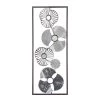 Déco Murale Métal Fleur Argent 25x61 Atmosphera -Décoration De Meubles deco murale metal fleur argent 25x61 atmosphera