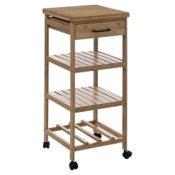 Desserte 1 Tiroir PM En Bambou Linha 5Five