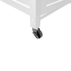 Desserte De Cuisine Blanc Modèle CLAUDE GM Atmosphera -Décoration De Meubles desserte de cuisine blanc modele claude gm 2