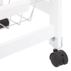 ATMOSPHERA Desserte De Cuisine Verre Blanc Modèle GUSTAF -Décoration De Meubles desserte de cuisine verre blanc modele gustaf 3