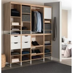 Dressing Module L40 2 étagères 1 Porte Orso 11 Dressing Module L40 2 étagères 1 Porte Orso -Décoration De Meubles dressing module l40 2 etageres 1 porte orso 3