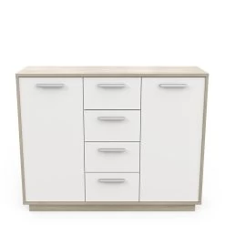 Demeyere Buffet Bas 2 Portes 4 Tiroirs Léo -Décoration De Meubles enfilade 2 portes 4 tiroirs leo 1 3