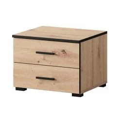 Ensemble De 2 Chevets 2 Tiroirs Nantes Noir Et Bois 11 Ensemble De 2 Chevets 2 Tiroirs Nantes Noir Et Bois -Décoration De Meubles ensemble de 2 chevets 2 tiroirs nantes noir et bois 3