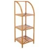 Étagère Arquée Bambou 3 Niveaux -Décoration De Meubles etagere arquee bambou 3 niveaux