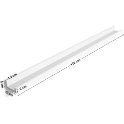 Etagère Murale 115 Cm Blanche -Décoration De Meubles etagere murale 115 cm blanche 2