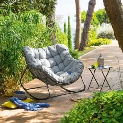 Fauteuil Bascule Extérieur Paopao Hespéride -Décoration De Meubles fauteuil bascule exterieur paopao hesperide 2