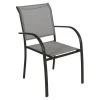 Fauteuil Empilable Piazza Hespéride Galet/graphite -Décoration De Meubles fauteuil empilable piazza hesperide galet graphite