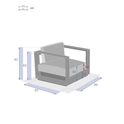 Fauteuil Extérieur 1 Place Allure Blanc Hespéride 9 Fauteuil Extérieur 1 Place Allure Blanc Hespéride -Décoration De Meubles fauteuil exterieur 1 place allure blanc hesperide 2