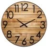 Horloge Abby En Métal Et Bois D70 Atmosphera