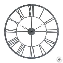 Horloge Chiffres Romains Vintage 70 Cm Gris Atmosphera