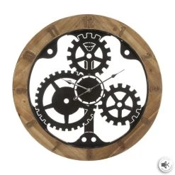 Horloge D58 Mécanisme Bois Et Métal Atmosphera