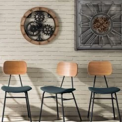 Horloge D58 Mécanisme Bois Et Métal Atmosphera -Décoration De Meubles horloge d58 mecanisme bois et metal atmosphera 1 3