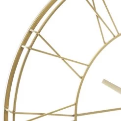 Horloge Géante Silence Métal Doré D70 Cm Atmosphera -Décoration De Meubles horloge geante silence metal dore d70 cm atmosphera 1