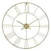 Horloge Géante Silence Métal Doré D70 Cm Atmosphera -Décoration De Meubles horloge geante silence metal dore d70 cm atmosphera