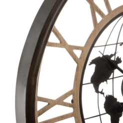 Horloge Métal D67 Monde Atmosphera -Décoration De Meubles horloge metal d67 monde atmosphera 3
