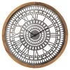 Horloge Métal Et Bois D63 Louison Atmosphera 1 Horloge Métal Et Bois D63 Louison Atmosphera -Décoration De Meubles horloge metal et bois d63 louison atmosphera