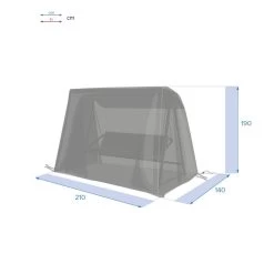 Housse De Protection Pour Balancelle Hambo Hespéride -Décoration De Meubles housse protection pour balancelle hambo hesperide 2