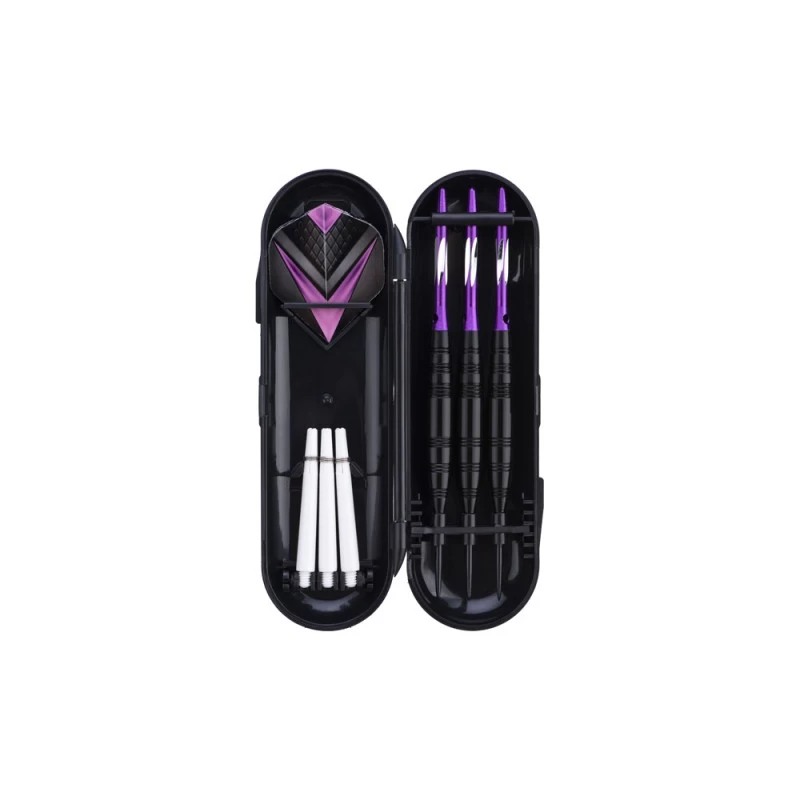 Jeu De 3 Fléchettes Pro Pointe Acier 23g Cupra Violet 8 Jeu De 3 Fléchettes Pro Pointe Acier 23g Cupra Violet – Image 6