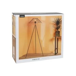 Lampadaire Filaire Métal Hibiscus Noir Ostaria -Décoration De Meubles lampadaire filaire metal hibiscus noir ostaria 5