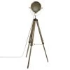 Lampadaire Métal Et Bois Ebor Bronze Atmosphera -Décoration De Meubles lampadaire metal et bois ebor bronze atmosphera h 152 cm