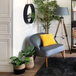 Lampadaire Trépied Runo Gris Atmosphera H 145 Cm -Décoration De Meubles lampadaire trepied runo gris atmosphera h 145 cm 1