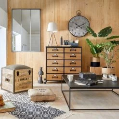 Lampe à Poser Bambou Trépied Runo Atmosphera -Décoration De Meubles lampe a poser bambou trepied runo atmosphera 2