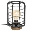 Lampe Métal Et Bois H28 Berry Atmosphera -Décoration De Meubles lampe metal et bois h28 berry atmosphera