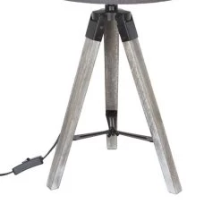 Lampe Trépied Runo Gris Atmosphera H 58 Cm -Décoration De Meubles lampe trepied runo gris atmosphera h 58 cm 1
