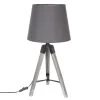 Lampe Trépied Runo Gris Atmosphera H 58 Cm -Décoration De Meubles lampe trepied runo gris atmosphera h 58 cm