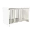 Demeyere Lit à Barreaux 60x120 Avec Sommier Reverso Blanc -Décoration De Meubles lit a barreaux 60x120 avec sommier reverso blanc