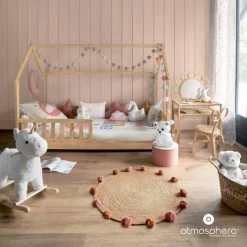 Lit Cabane 90x190 En Bois Sans Matelas Atmosphera 8 Lit Cabane 90x190 En Bois Sans Matelas Atmosphera -Décoration De Meubles lit cabane 90x190 en bois sans matelas atmosphera 2