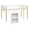 Lit Combi Bureau Enfant Pin Blanc Atmosphera