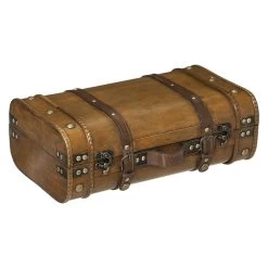 Lot De 2 Malles En Bois Atmosphera -Décoration De Meubles lot de 2 malles en bois atmosphera 2