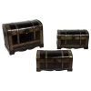 Lot De 3 Malles British Bois Atmosphera -Décoration De Meubles lot de 3 malles british bois atmosphera