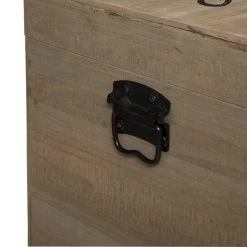 Lot De 3 Malles Carrés Bois Wild Atmosphera -Décoration De Meubles lot de 3 malles carres bois wild atmosphera 4