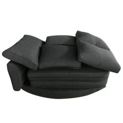 Lot De 9 Coussins Pour Salon Angle Moorea Carbone Hespéride