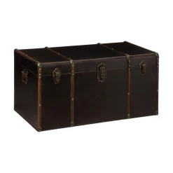 Malles Vintage British Flower - Lot De 3 - Atmosphera -Décoration De Meubles malles vintage british flower lot de 3 atmosphera 3