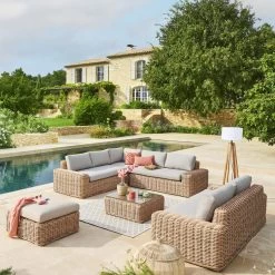 Méridienne Droite De Salon Savinia Coloris Tahini Hespéride -Décoration De Meubles meridienne droite de salon savinia coloris tahini hesperide 2