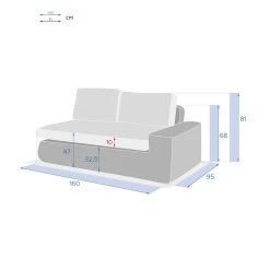 Méridienne Gauche De Salon Savinia Coloris Tahini Hespéride -Décoration De Meubles meridienne gauche de salon savinia coloris tahini hesperide 3