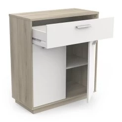 Demeyere Meuble De Rangement 2 Portes 1 Tiroir Léo -Décoration De Meubles meuble de rangement 2 portes 1 tiroir leo 2