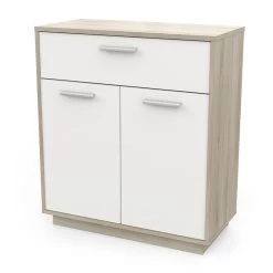 Demeyere Meuble De Rangement 2 Portes 1 Tiroir Léo -Décoration De Meubles meuble de rangement 2 portes 1 tiroir leo 4