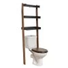Meuble Dessus De WC 3 étagères En Acacia -Décoration De Meubles meuble dessus wc 3 etageres en acacia tendance