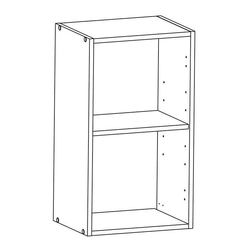 Demeyere Meuble Haut 1 Porte 40 Cm Origan Noir Et Bois 4 Demeyere Meuble Haut 1 Porte 40 Cm Origan Noir Et Bois – Image 2