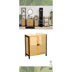 Meuble Sous Lavabo 2 Portes Cebu -Décoration De Meubles meuble sous lavabo 2 portes cebu 1