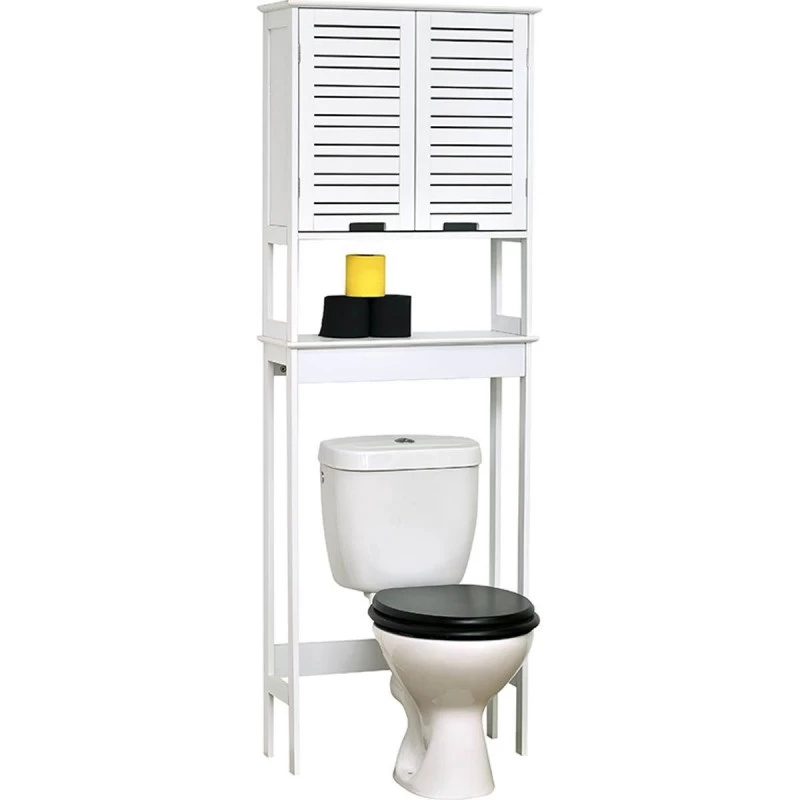 Meuble WC Miami 1 Tablette Blanc