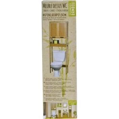 Meuble Dessus WC Bambou 2 Portes Mahé 5 Meuble Dessus WC Bambou 2 Portes Mahé -Décoration De Meubles meuble wc bambou collection mahe 1