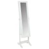 Miroir Armoire à Bijoux 145cm Blanc Atmosphera